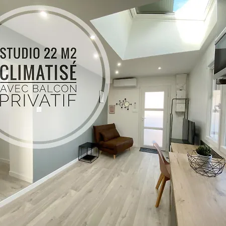 公寓 Ora - 22m² - Climatise Avec Balcon Privatif